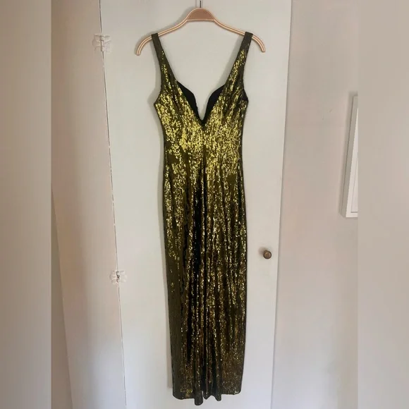 Galvan London Savannah Sequined Tulle Midi Dress - Picture 9 of 11